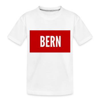 Bern - Kinder Premium Bio T-Shirt - Weiß - Vorne