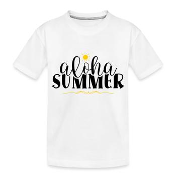 Aloha Été - T-shirt bio Premium Enfant - blanc - Devant