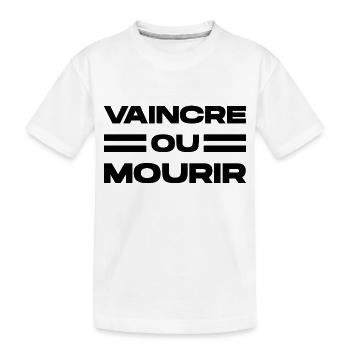 Vaincre ou Mourir - T-shirt bio Premium Enfant - blanc - Devant