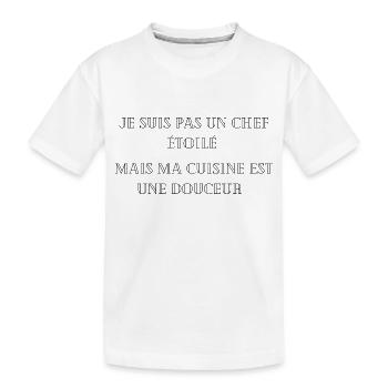 je sui le meilleur cuisinier 20 - T-shirt bio Premium Enfant - blanc - Devant