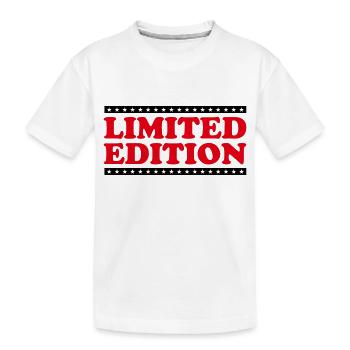 Limited Edition - Kinder Premium Bio T-Shirt - Weiß - Vorne