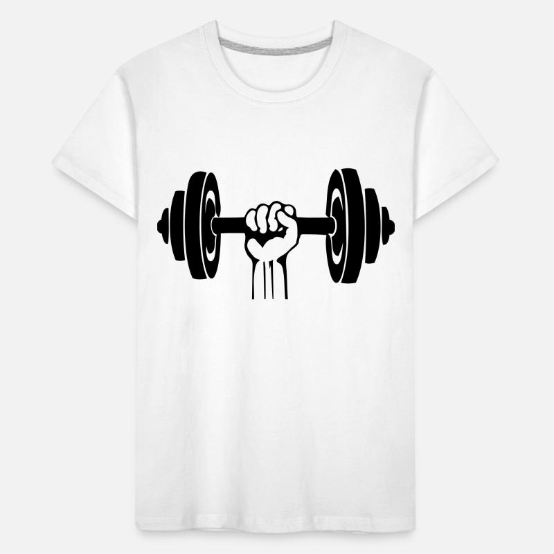Hand dumbbell Kids' Premium Organic T-Shirt