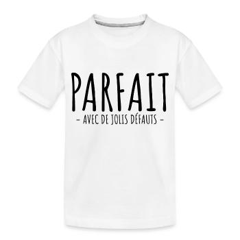 Parfait Avec De Jolis Défauts - T-shirt bio Premium Enfant - blanc - Devant