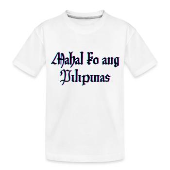 J’aime les Philippines en langue philippine - T-shirt bio Premium Enfant - blanc - Devant