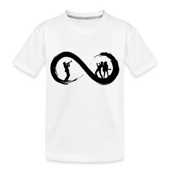 Musique à l'infini - T-shirt bio Premium Enfant - blanc - Devant