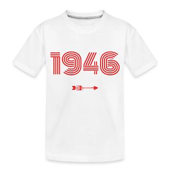 Né en 1946 - T-shirt bio Premium Enfant - blanc - Devant