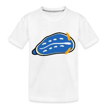 Animaux marins colorés Nudibranche - T-shirt bio Premium Enfant - blanc - Devant