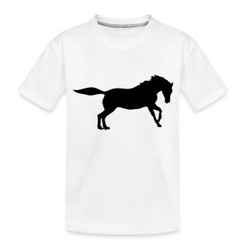 cheval - T-shirt bio Premium Enfant - blanc - Devant
