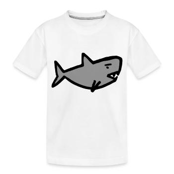 Requin - T-shirt bio Premium Enfant - blanc - Devant