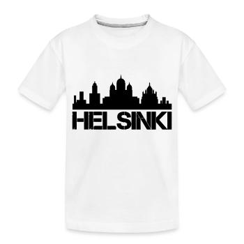 Helsinki 01 - Kids' Premium Organic T-Shirt - white - Front