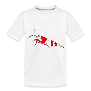 Garnele, shrimp Neocaridina davidi, Aquarium - Kinder Premium Bio T-Shirt - Weiß - Vorne