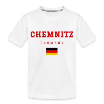 Chemnitz, Allemagne - T-shirt bio Premium Enfant - blanc - Devant