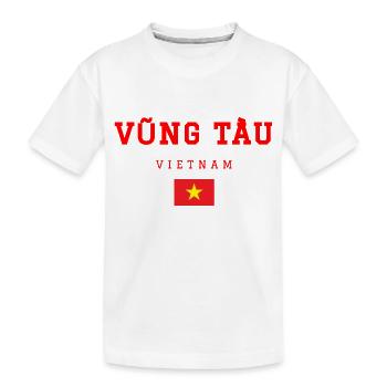Vung Tau Vietnam - Kinder Premium Bio T-Shirt - Weiß - Vorne