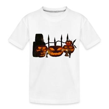 Halloween - Kinder Premium Bio T-Shirt - Weiß - Vorne