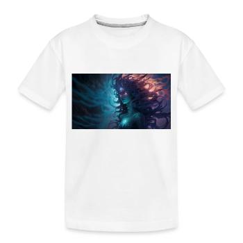 Femme Créature Sauvage - T-shirt bio Premium Enfant - blanc - Devant