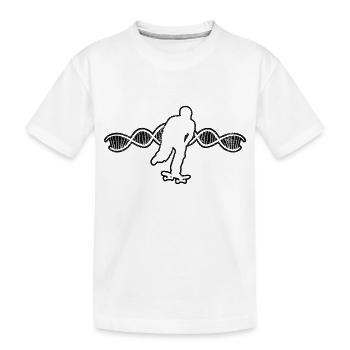 Skateboard Skateboard Skater Skate Fan de skate - T-shirt bio Premium Enfant - blanc - Devant