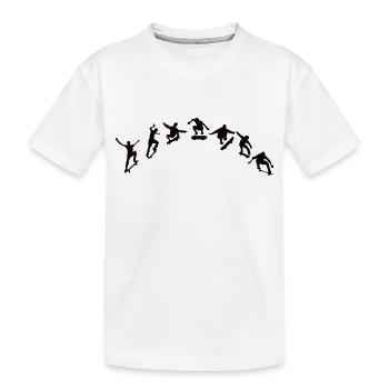 Snowboarder Snowboard Cadeau Snowboard - T-shirt bio Premium Enfant - blanc - Devant
