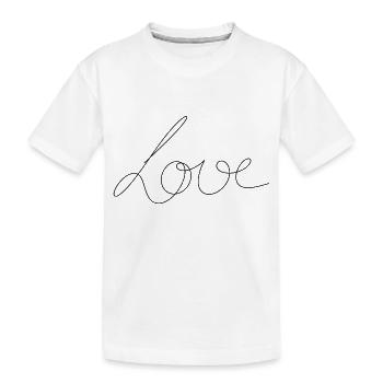 Amour - T-shirt bio Premium Enfant - blanc - Devant
