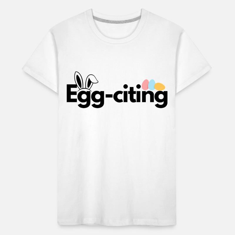 Egg-citing Kids' Premium Organic T-Shirt