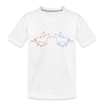 Rider 2 - Kids' Premium Organic T-Shirt - white - Front