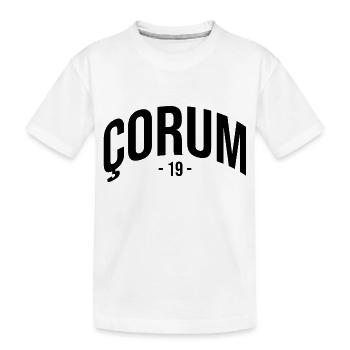Corum 19 Turquie Türkiye TR Cadeau Vacances Turc - T-shirt bio Premium Enfant - blanc - Devant