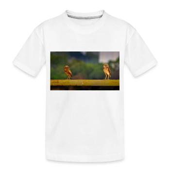 jolies chouettes - T-shirt bio Premium Enfant - blanc - Devant