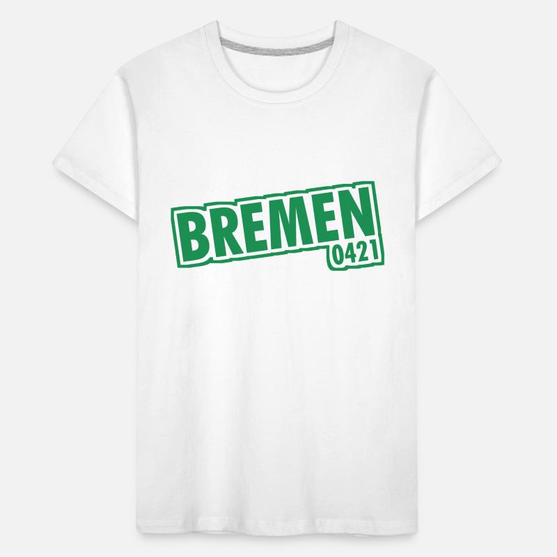 Bremen - 0421 - Area Code Kids' Premium Organic T-Shirt