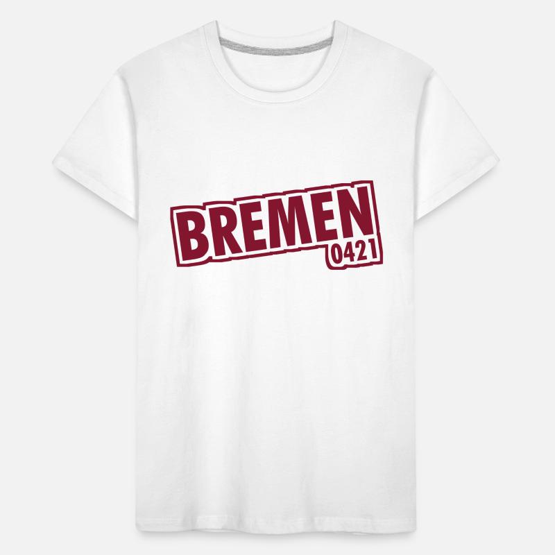 Bremen - 0421 - Area Code Kids' Premium Organic T-Shirt