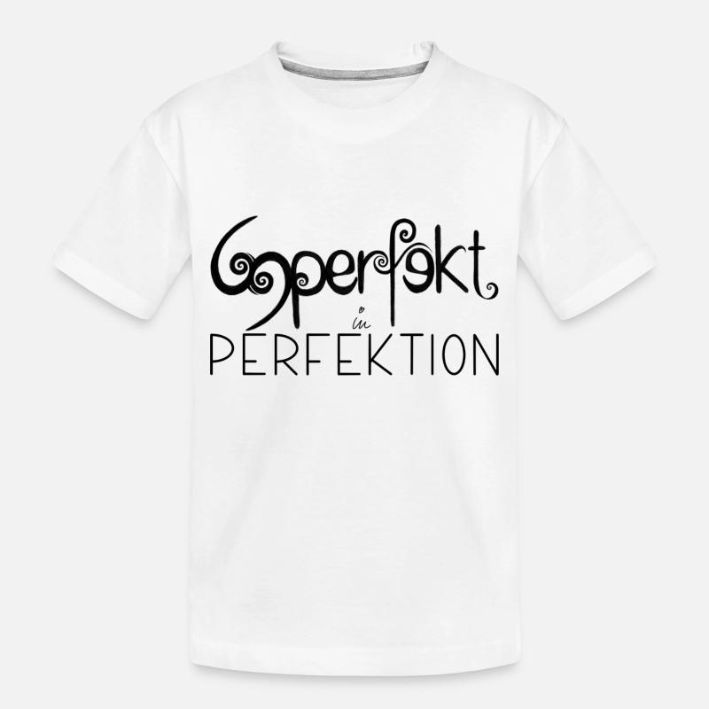 Statement - Kids' Premium Organic T-Shirt - white