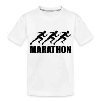marathon - T-shirt bio Premium Enfant - blanc - Devant