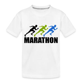 marathon - T-shirt bio Premium Enfant - blanc - Devant
