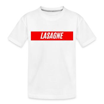 You like Lasangie, Italian food - Kids' Premium Organic T-Shirt - white - Front