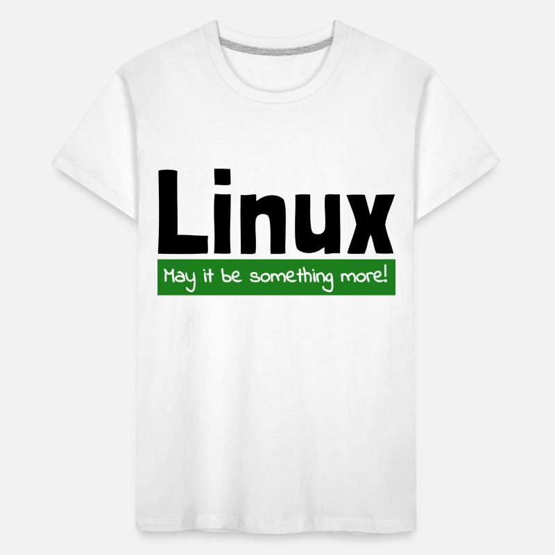 Linux Computer Computerarbeit witzige Sprüche Nerd Kinder Premium Bio T-Shirt