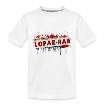 croatia hrvatska croatia hrv hr travel tourism - Kids' Premium Organic T-Shirt - white - Front