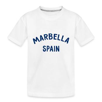 Marbella Espagne Espagne España - T-shirt bio Premium Enfant - blanc - Devant