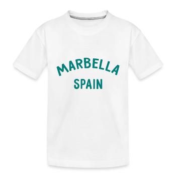 Marbella Espagne Espagne España - T-shirt bio Premium Enfant - blanc - Devant