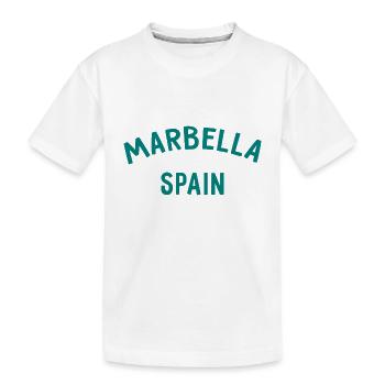 Marbella Espagne Espagne España - T-shirt bio Premium Enfant - blanc - Devant