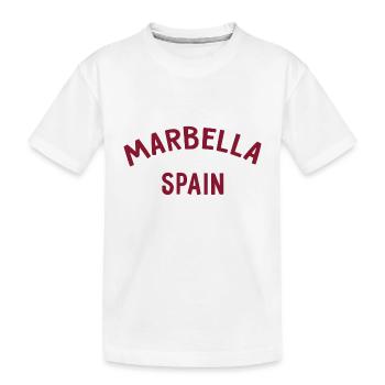 Marbella Espagne Espagne España - T-shirt bio Premium Enfant - blanc - Devant