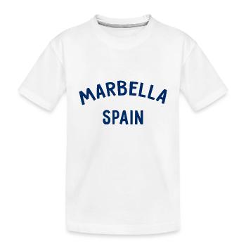 Marbella Espagne Espagne España - T-shirt bio Premium Enfant - blanc - Devant