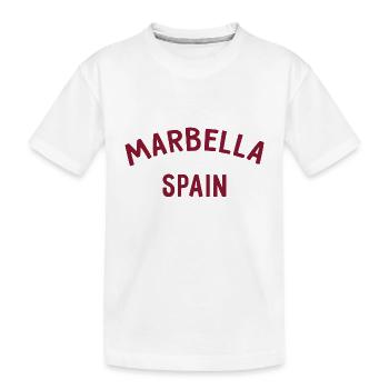 Marbella Espagne Espagne España - T-shirt bio Premium Enfant - blanc - Devant