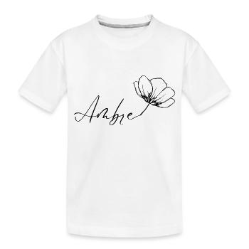 Ambre - T-shirt bio Premium Enfant - blanc - Devant