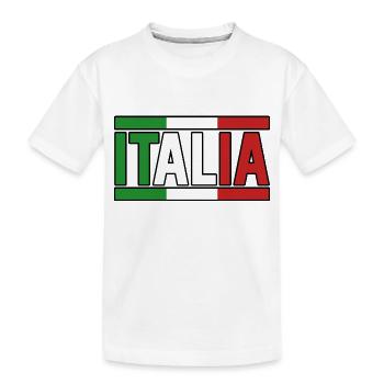 Italie Italien Italien Italie - T-shirt bio Premium Enfant - blanc - Devant