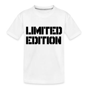 limited edition - Kinder Premium Bio T-Shirt - Weiß - Vorne