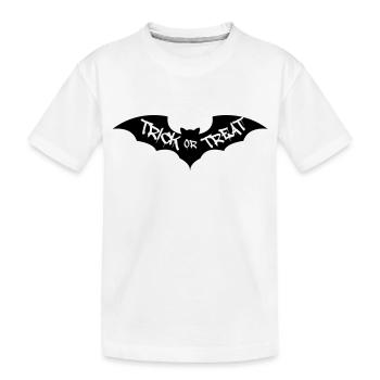 Chauve-souris Trick or Treat - T-shirt bio Premium Enfant - blanc - Devant