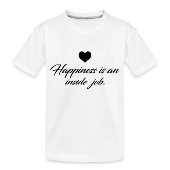 Yoga Meditation Spa Namaste - Kinder Premium Bio T-Shirt - Weiß - Vorne