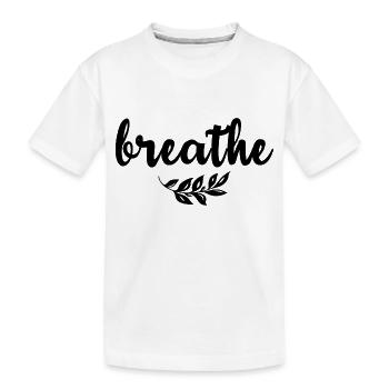 Yoga Meditation Spa Namaste - Kinder Premium Bio T-Shirt - Weiß - Vorne