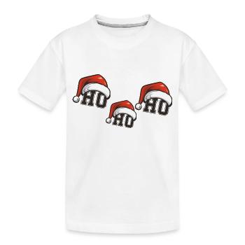 St. Nicholas Hat Ho - Kids' Premium Organic T-Shirt - white - Front