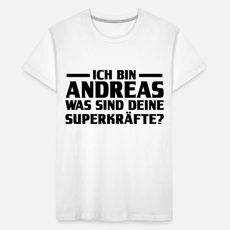First name Andreas Kids' Premium Organic T-Shirt