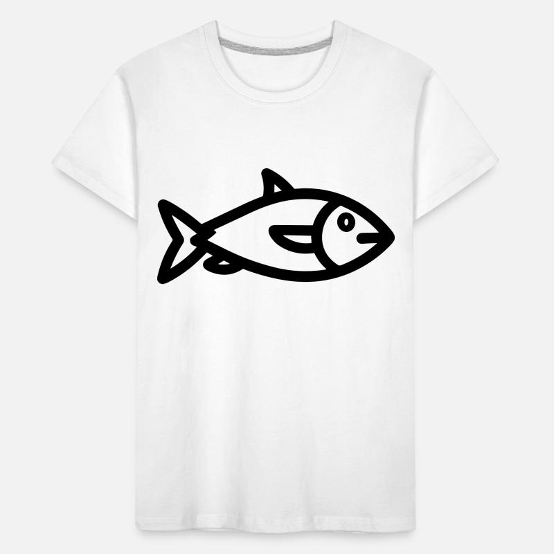 Fish Kids' Premium Organic T-Shirt