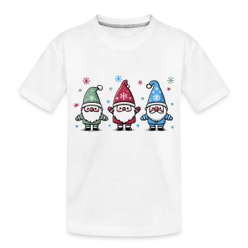 Nains de Noël - T-shirt bio Premium Enfant - blanc - Devant